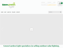 Tablet Screenshot of greengardenlight.com